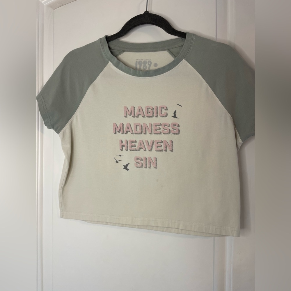 Taylor Swift Magic Madness Heaven Sin Shirt Cropped 1989 Taylors Version